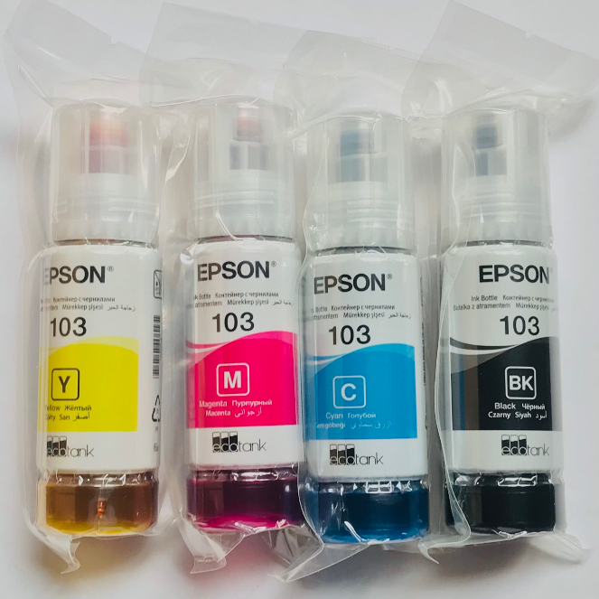 Bộ mực 103 dùng cho máy in Epson L1250/L3150/L3250/L1110/L1210/L3210/L4150