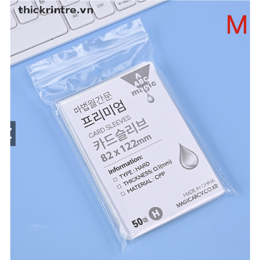 Set 50 sleeves Bọc Ảnh Hàn Quốc Độc Đáo
