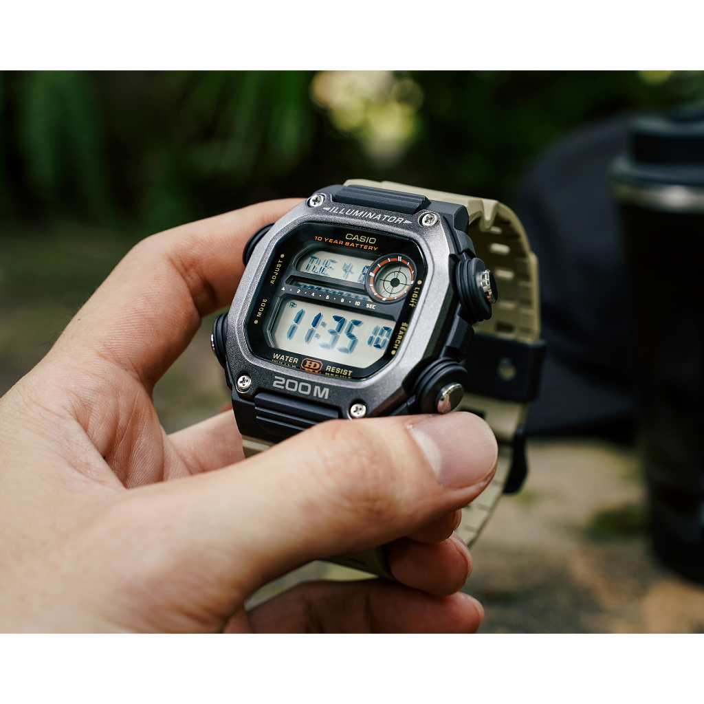 Đồng hồ Casio nam DW-291HX-5AVDF dây cao su chính hãng