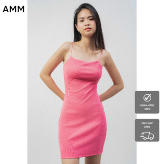 Đầm Hai Dây NỮ AMM Ôm Sát Cơ Thể, Chất Liệu Vải Mềm Mại, Thoáng Mát, Tôn Dáng, Sexy, Quyến Rũ, Nữ Tính WO-DS23S-009