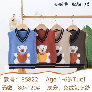💕chọn màu💕Áo gile len mềm mịn micky Quảng châu cho bé 7_17kg