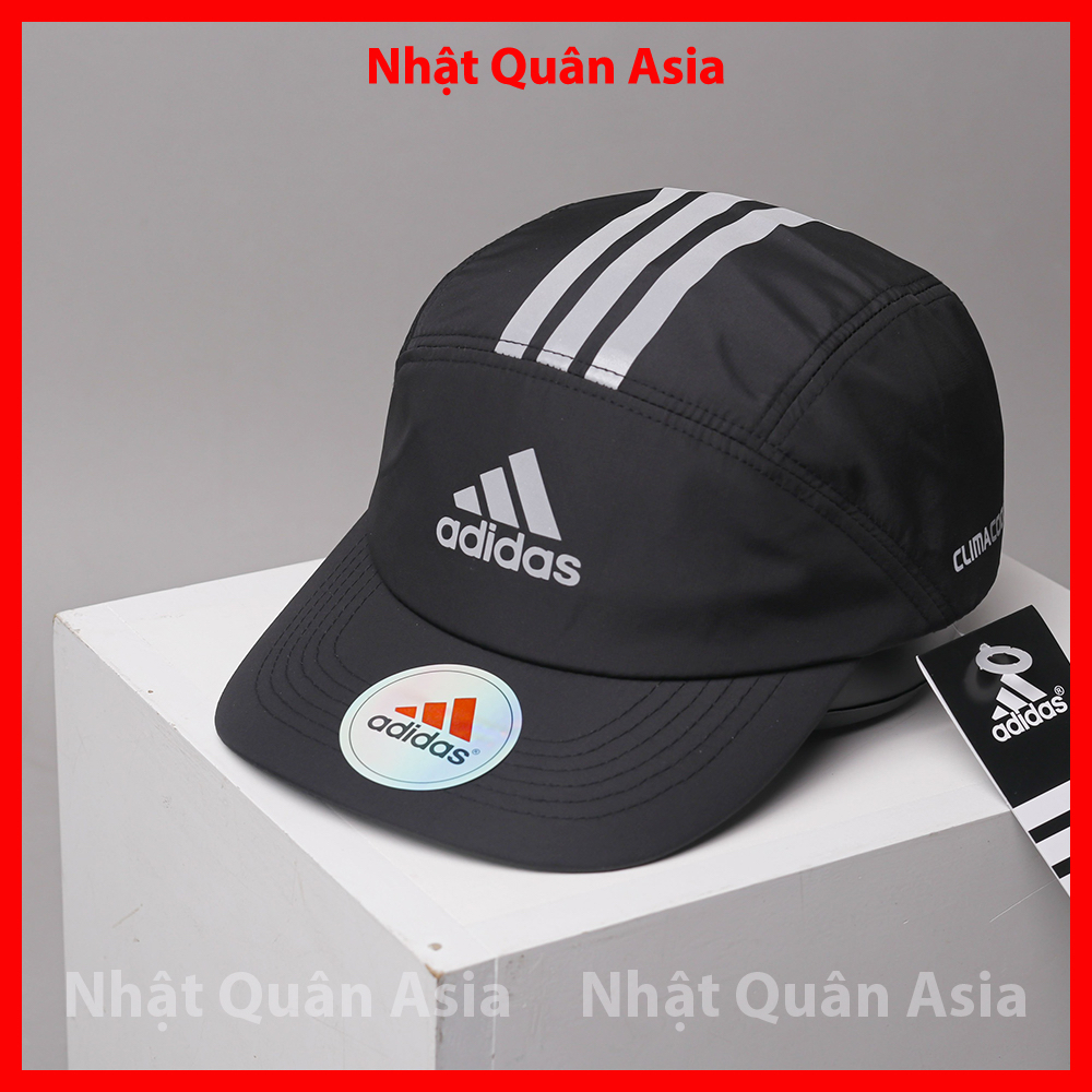Nón lưỡi trai Boné Adidas ClimaCool Aba Curva Com Proteção UV - Branco chất dù 5 miếng khóa dán logo phản quang - Nhật Q