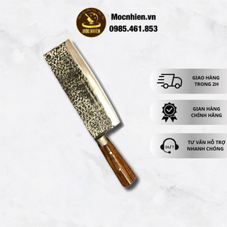 Dao thái siêu sắc, rèn thủ công từ nhíp xe ô tô nhám chống dính - mộc nhiên phúc sen