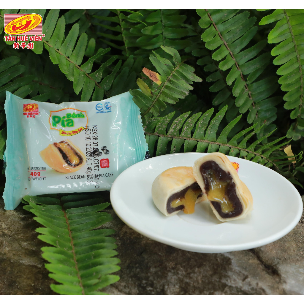 Bánh pía Kim Sa đậu đen Tân Huê Viên (480g)