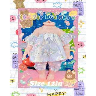   SIZE12IN  Quần Áo Búp Bê 🧸Set Trễ Vai HotTrend Cho Bé Yêu🫶🏻🫶🏻🫶🏻 