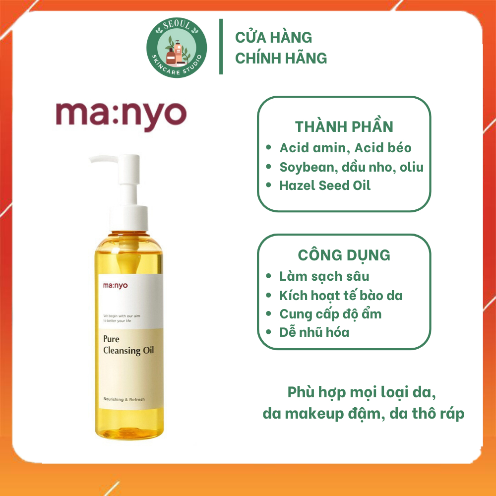 Dầu Tẩy Trang Manyo Nguyên Chất Pure Cleansing Oil 200ml