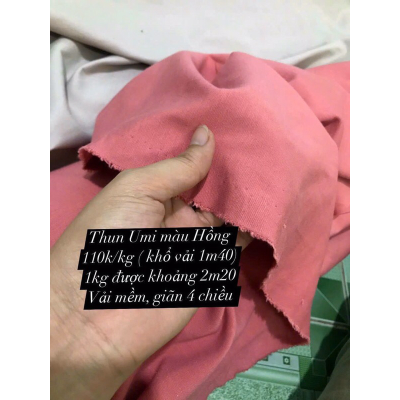 Vải thun Umi có 7 màu