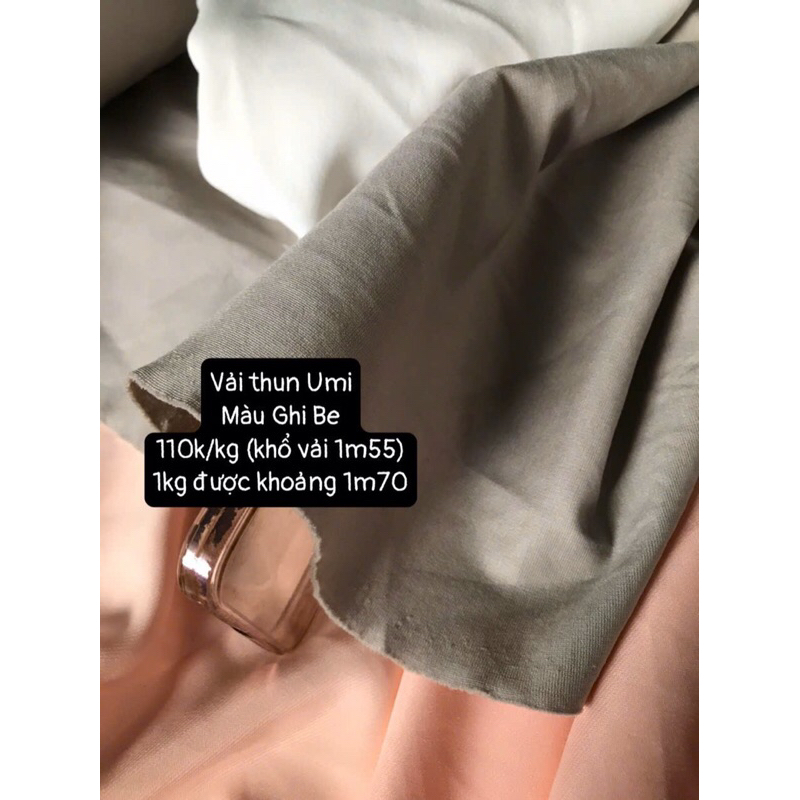 Vải thun Umi có 7 màu