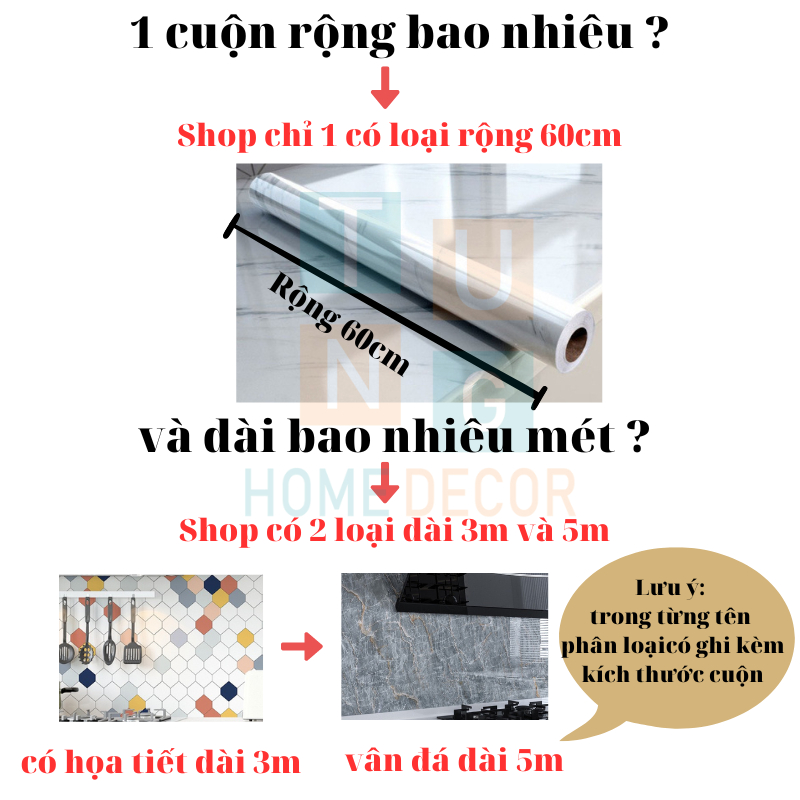 Giấy dán bếp chống dầu mỡ YT212 Đá Trắng Trơn