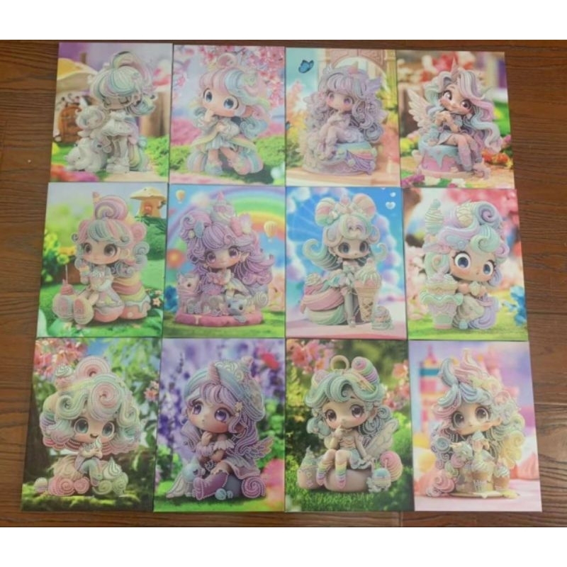 Tranh Đính Đá Phát Sáng 5D Hình Búp Bê