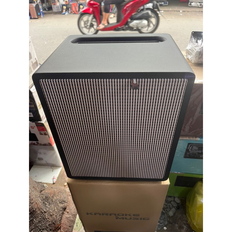 Vỏ loa kéo xách tay mini 2 bass 16