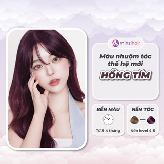  Thuốc nhuộm tóc Màu Hồng Tím Thế Hệ Mới - Không Cần Tẩy Tóc - Minzihair Minzihair HCM 