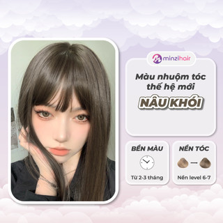  Thuốc nhuộm tóc Màu Nâu Khói Thế Hệ Mới - Cần Nâng Tone Tóc - Minzihair Minzihair HCM 