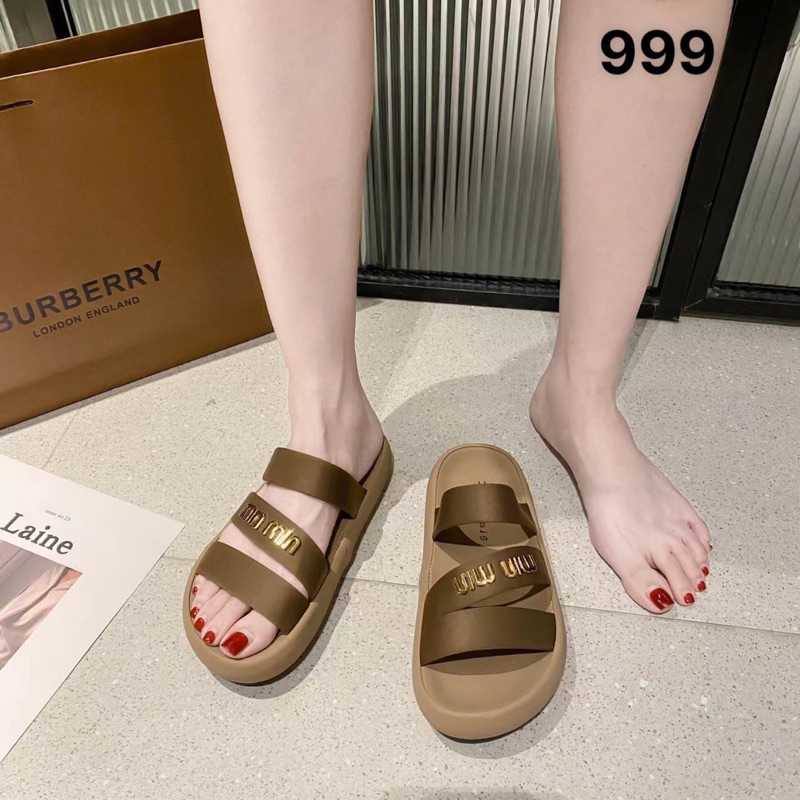 Dép miumiu 3 quai chéo đế 3 phân hàng đẹp
