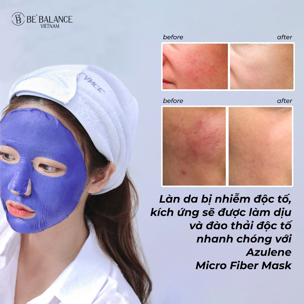 [HB Gift] Mix 5 Miếng Mặt Nạ Vải Vi Sợi BEBALANCE MICRO FIBER MASK 3in1