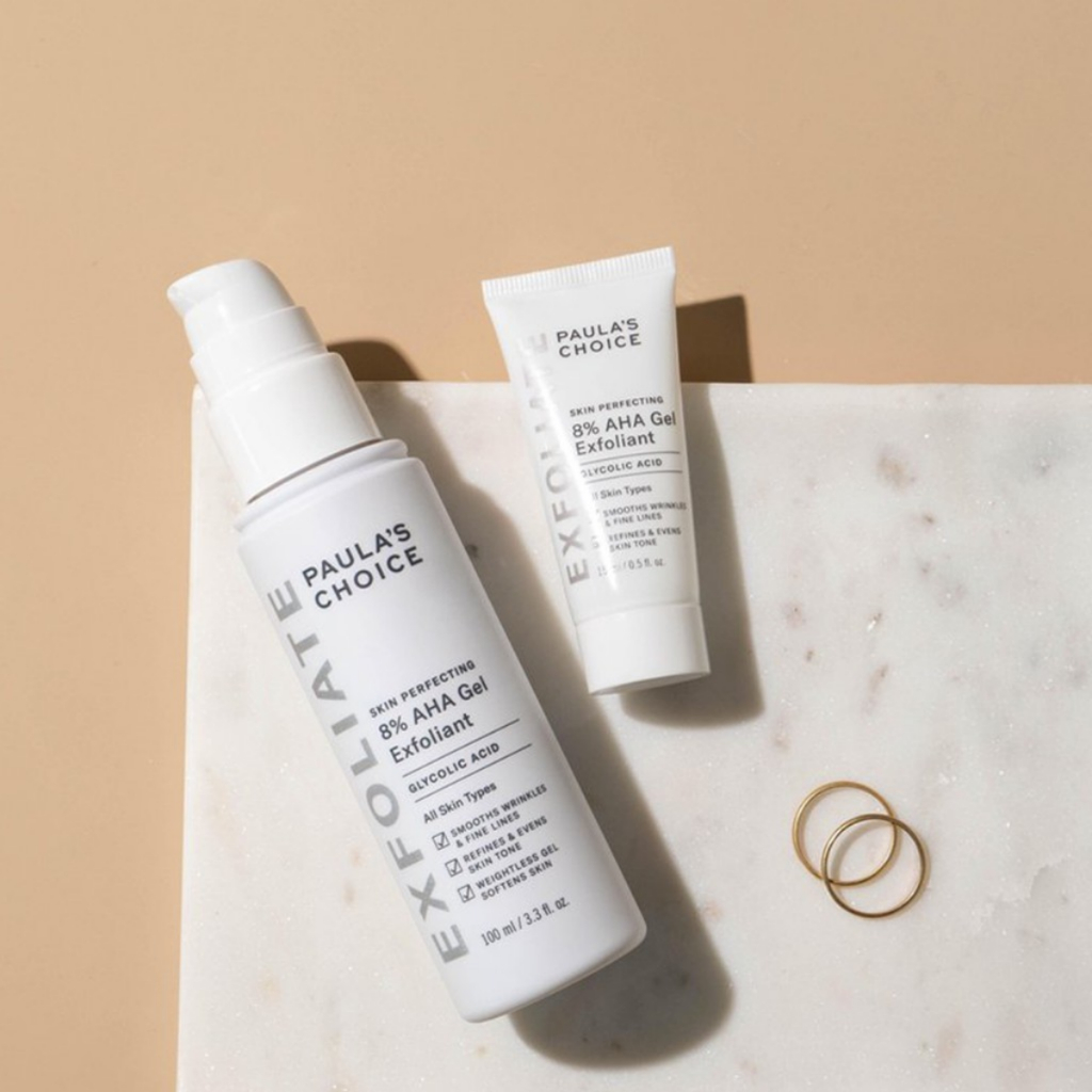 Tẩy Tế Bào Chết Paula's Choice 8% AHA Gel Dưỡng Da Chuyên Sâu 100ml Minisize 15ml