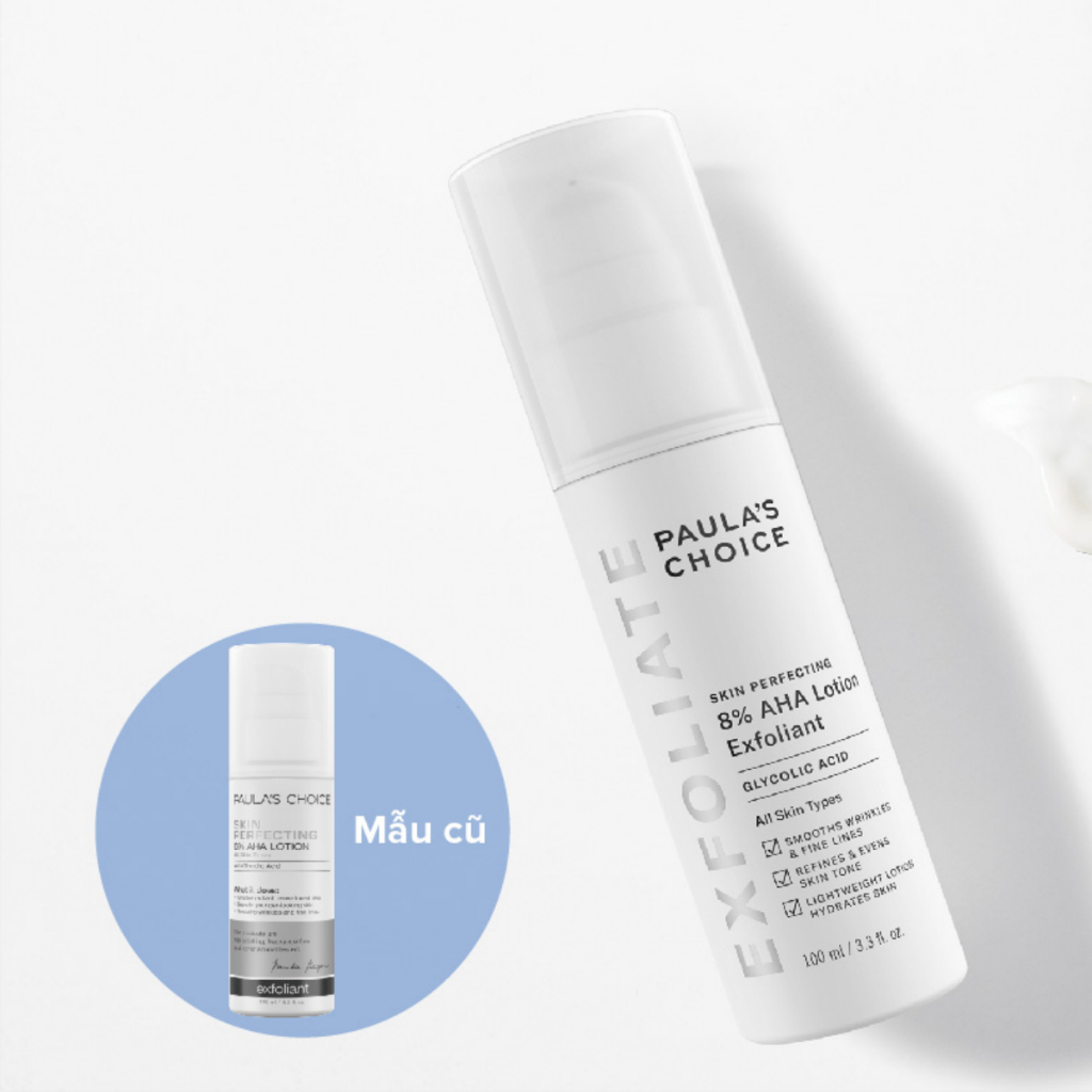 Tẩy Tế Bào Chết Paula's Choice AHA Skin Perfecting 8% Gel Exfoliant 100ml Dưỡng Da Chuyên Sâu