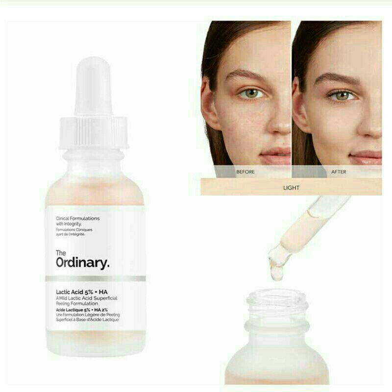 Serum Sáng da giảm thâm Lactic Acid 5%  + HA - The Ordinary 30ml