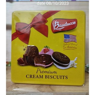 Hộp bánh quy nhân kem bauducco 500gr, 3 mùi