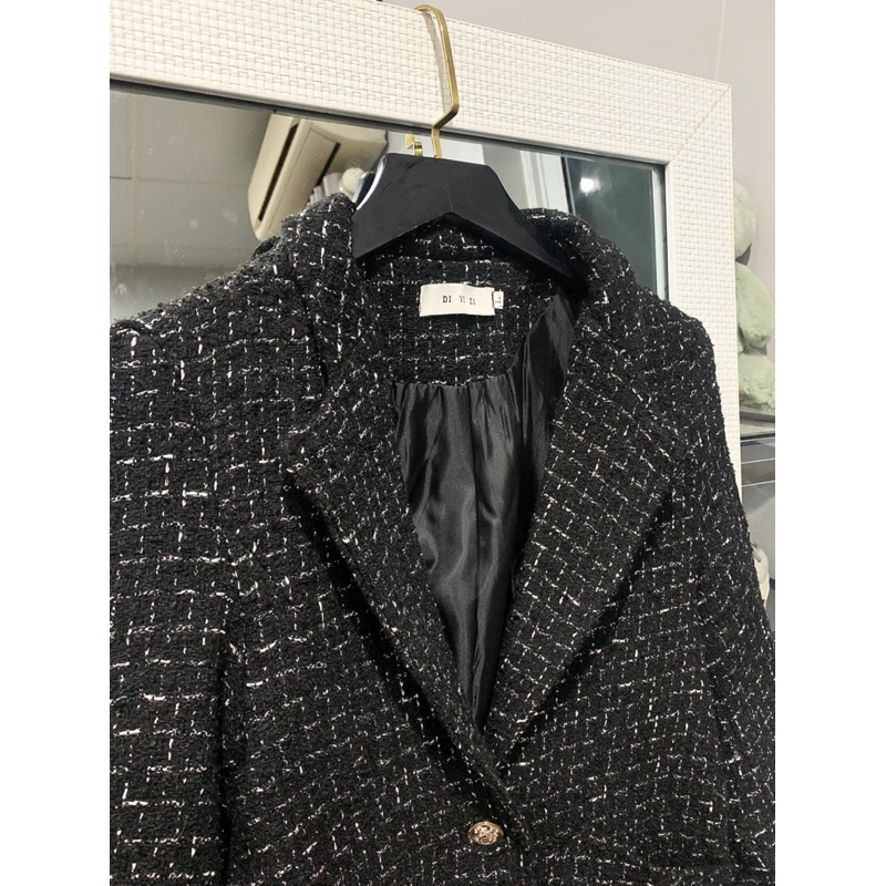 Vest dạ tweed size S