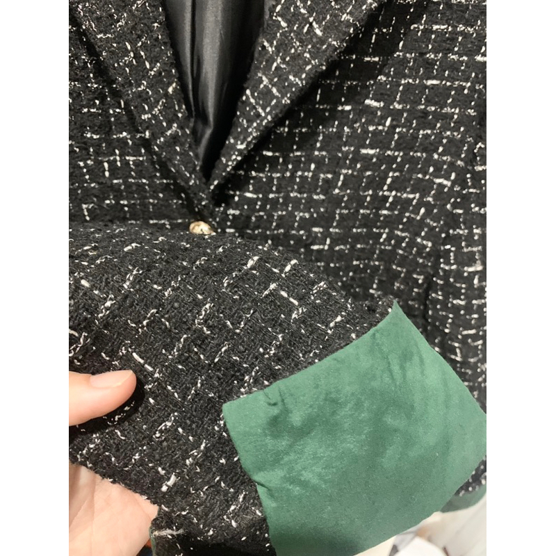 Vest dạ tweed size S