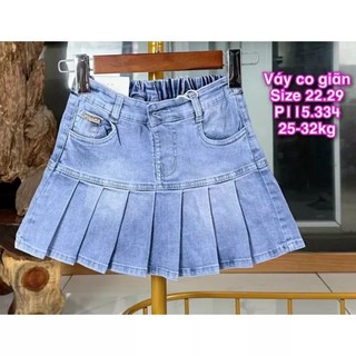 Quần jean xịn giả váy cho bé gái size 15kg đến 35kg