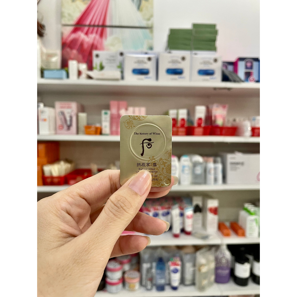 Set 10 Vỉ Cao nám whoo radiant white ultimate corrector