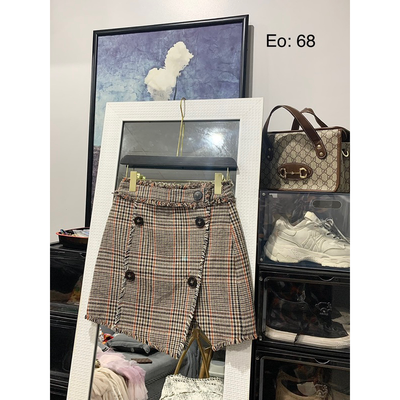 Chân váy dạ tweed 20K