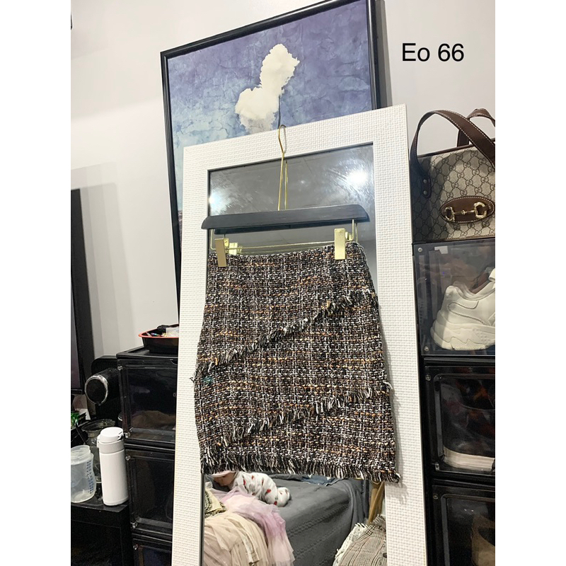 Chân váy dạ tweed 20K