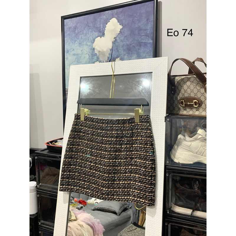Chân váy dạ tweed 20K