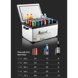 [HN] Tủ Lạnh Ô Tô Alpicol (C9/C25/C30/C40/C50/C75 Lít, 12V/24V/220V) - 40L
