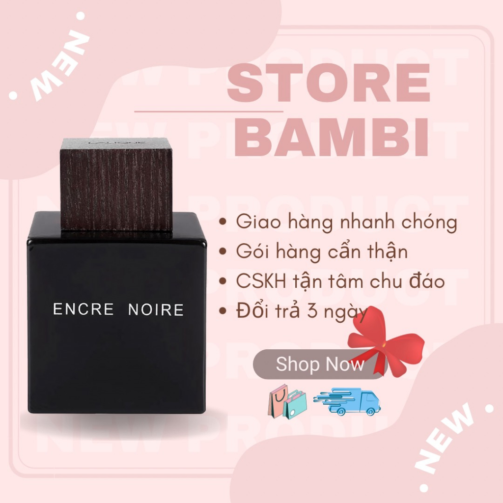 💖 𝘽𝘼𝙈𝘽𝙄 💖 Mẫu thử nước hoa Lalique Encre Noire EDT