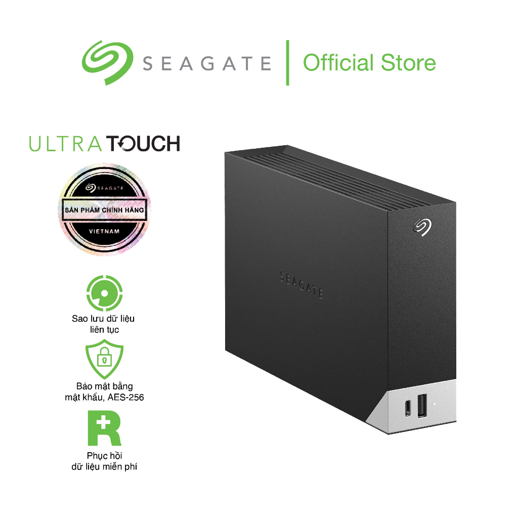 Ổ Cứng Để Bàn HDDSeagate One Touch Desktop Hub 4TB, 6TB, 10TB 3.5" USB 3.0+Phục Hồi Dữ Liệu