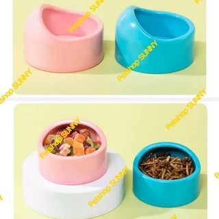 Chén nhựa vòm trơn đựng thức ăn cho hamster