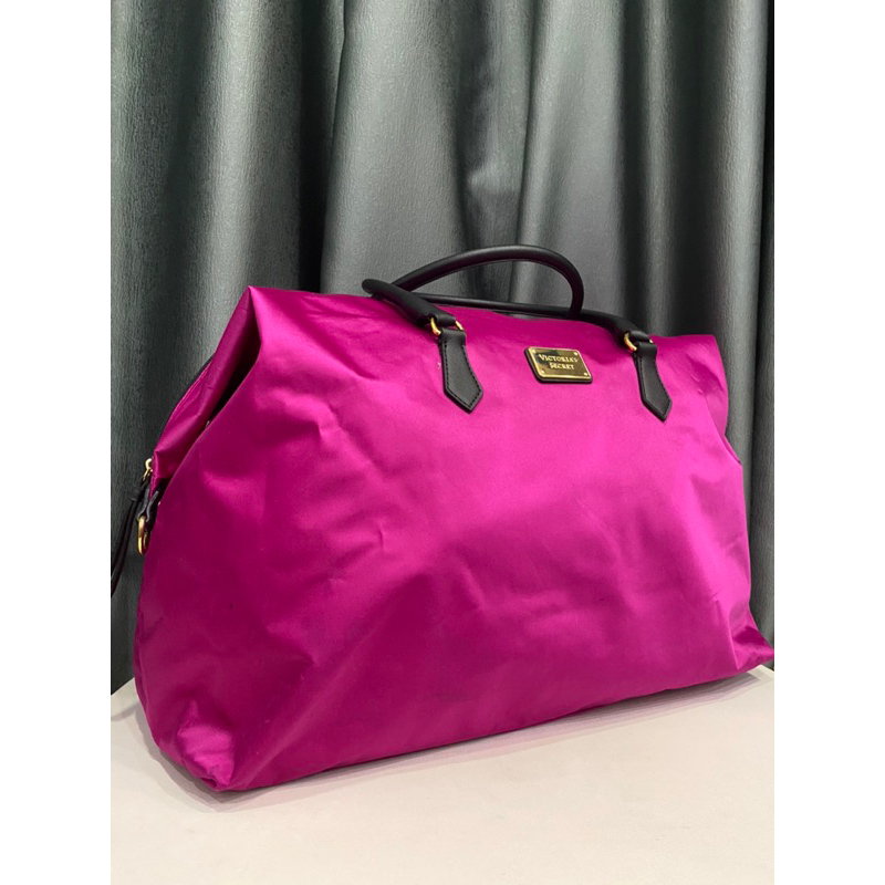 Túi du lịch si hiệu VICTORIA’SSECRET của Mỹ vải dù phối da