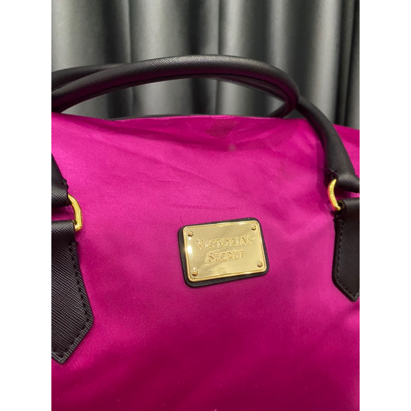 Túi du lịch si hiệu VICTORIA’SSECRET của Mỹ vải dù phối da