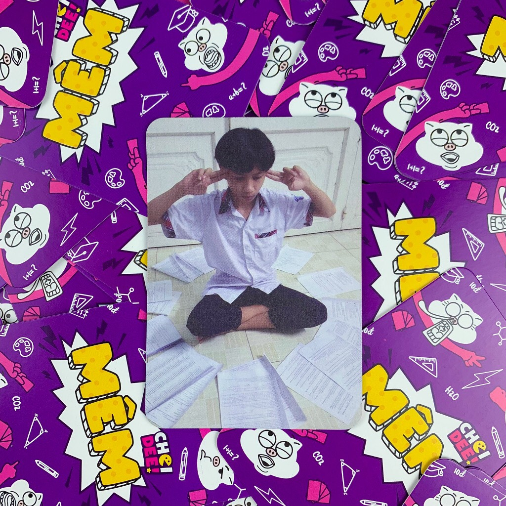Mêm 2 Bộ bài meme Mêm boardgame Choidee nhiều phiên bản hài hước chơi nhóm cùng bạn bè 130 lá