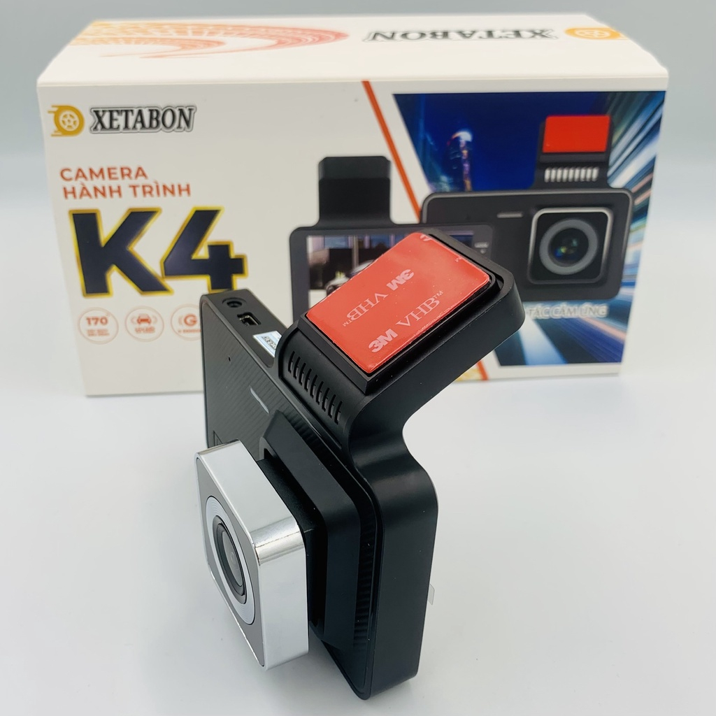 Camera hành trình ô tô K4 màn cảm ứng 4inch Full HD, quay đêm rõ nét, chống rung tự động -Hàng Chính Hãng | BigBuy360 - bigbuy360.vn