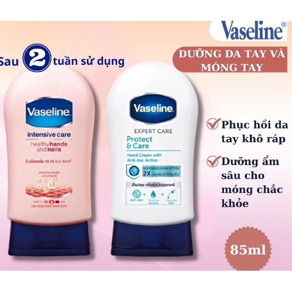 Kem Dưỡng Da Tay Vaseline Intensive Care 85ml Healthy Hands & Nails