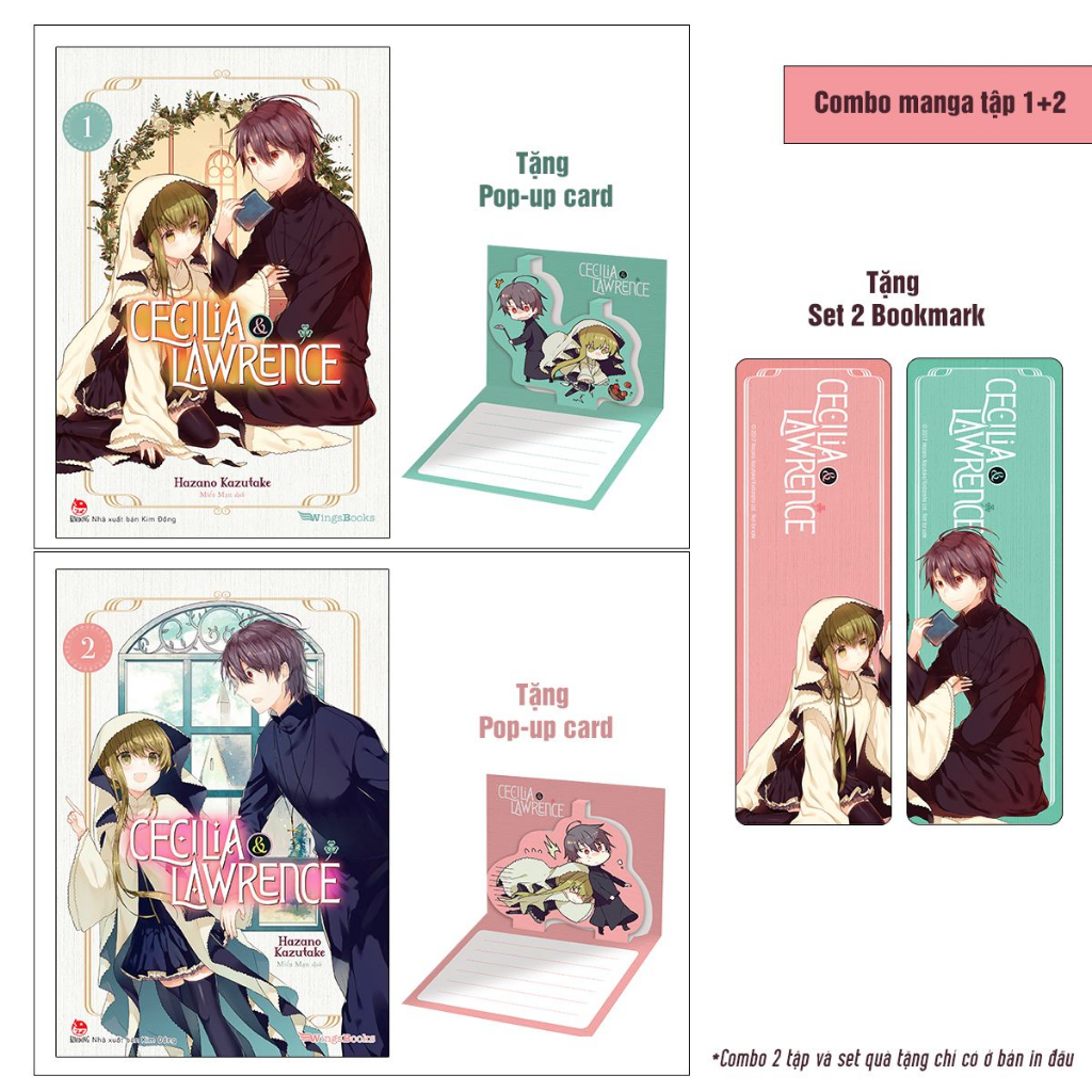 Truyện - Combo Cecilia vs Lawrence – Tập 1 + 2