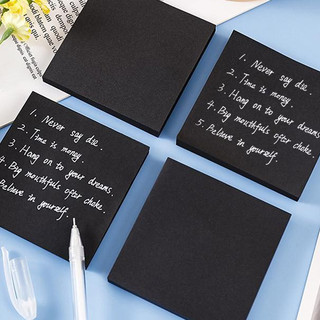 ⚡Giấy Note, Giấy Ghi Chú Màu Đen