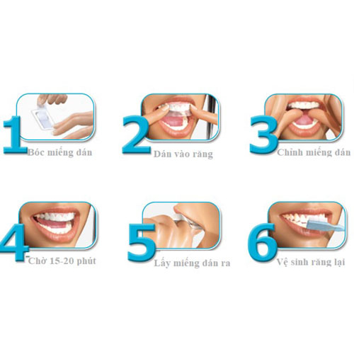 Măng tây baby - 1 Miếng dán trắng răng 5D Teeth Whitening