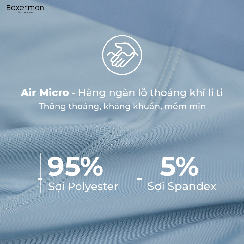 Quần boxer nam sịp đùi combo 2 PRO FIT cao cấp BOXERMAN