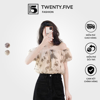 Áo kiểu trễ vai Twenty.5 - , bo eo freesize chọn màu phù hợp 4803