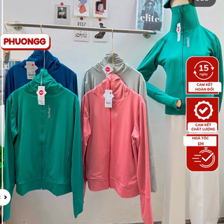 Áo chống nắng nữ 2 lớp hàng dư xịn MUJI form to đủ size