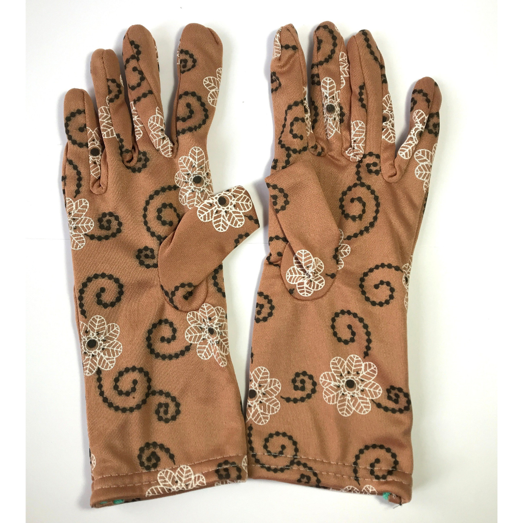 Găng tay chống nắng vải thun 2 lớp dài 25cm nhiều màu Bao tay chống nắng vải thun cotton