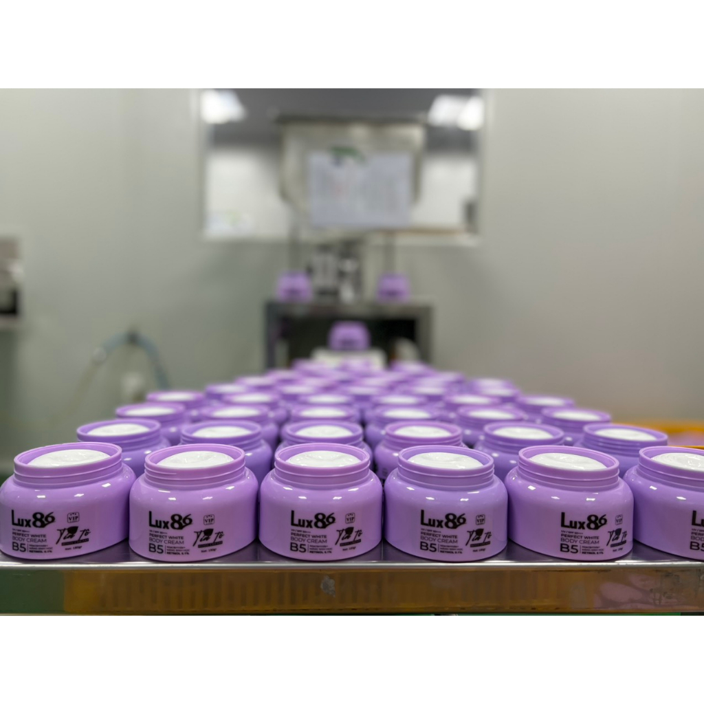 Kem dưỡng trắng da retinol 0.1%Body Tía Tô Lux86 180g
