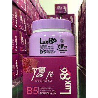Kem dưỡng trắng da retinol 0.1%Body Tía Tô Lux86 180g