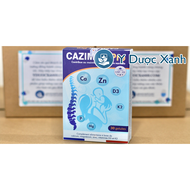 Mua  CAZIMAK PRO, 30 viên, Viên uống bổ sung canxi cho bà bầu - Y Dược Xanh