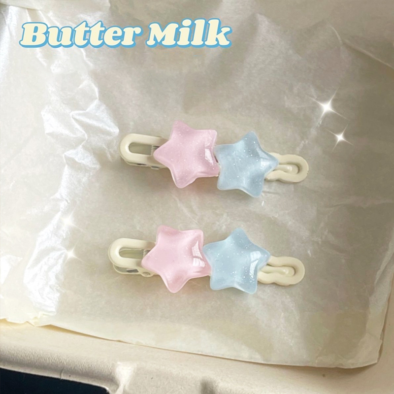 Miumiua🔮SANRIO Kẹp Tóc Hình Ngôi Sao / Trái Tim / Phấn Má Hồng mini Dễ Thương 17 Màu Lựa Chọn Phong Cách Nhật Bản